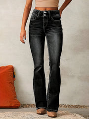 Terra High-Waisted Flared Jeans