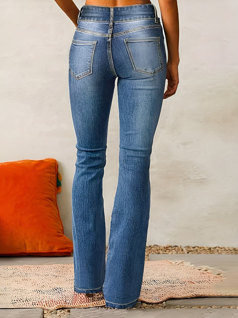Terra High-Waisted Flared Jeans