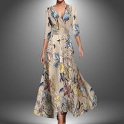 Leigh - Printed Wrap Dress
