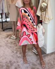 Marcia™ - Vibrant Print Dress