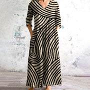 Rubie™ - Abstract Striped Dress