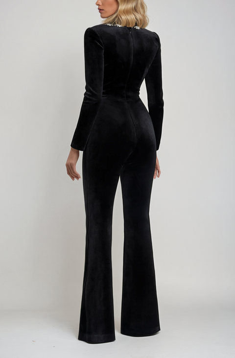 Kilana™ - Elegant Embellished Jumpsuit
