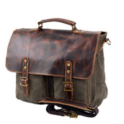 Vintage Canvas Messenger Bag | ANSEN