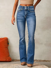 Terra High-Waisted Flared Jeans