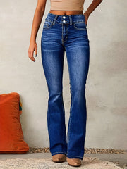 Terra High-Waisted Flared Jeans