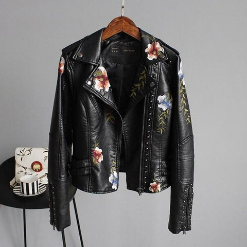 Jordia™ - Elegant Moto Jacket